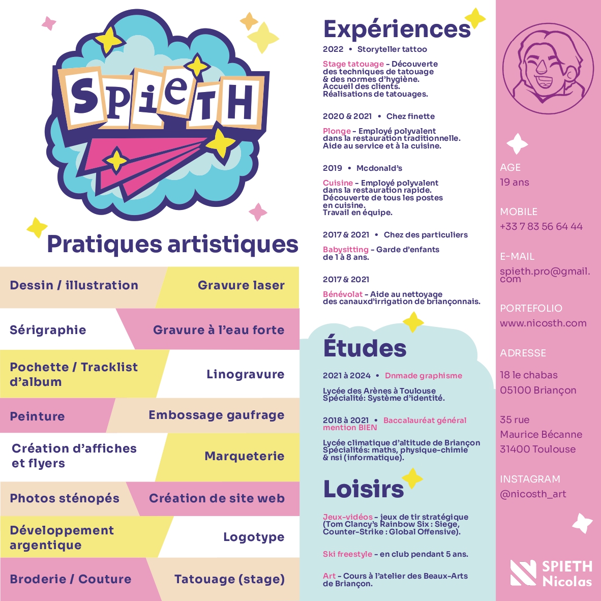 CV de Nicolas SPIETH